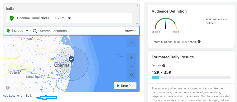 Define Audience Based on the Geographic Area - Lia infraservices