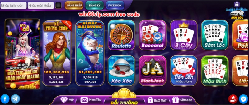 Kho game đa dạng tại cổng game bài Big777