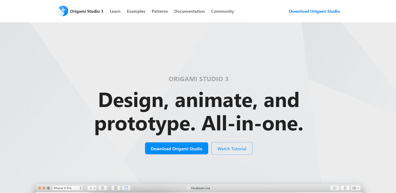 Origami studio ux design software