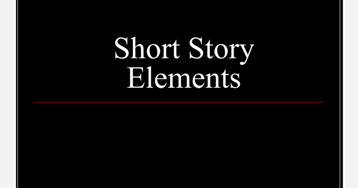 short-story-elements-ppt-google-slides