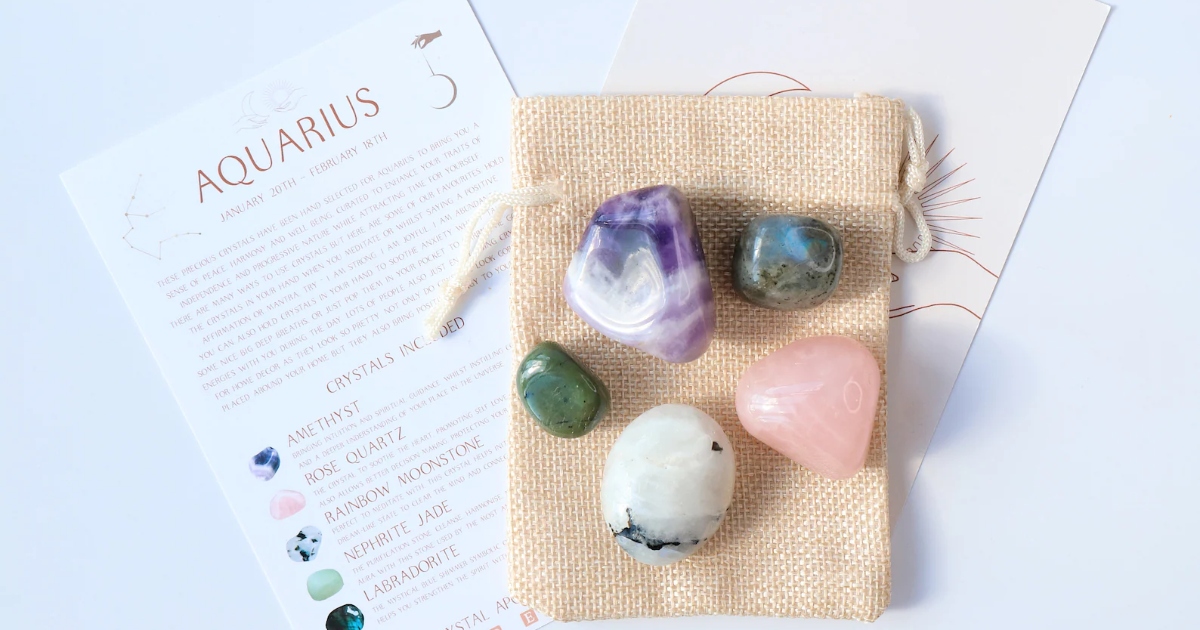 Aquarius gifts crystals