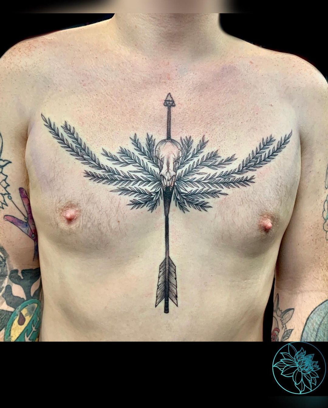custom arrow tattoo