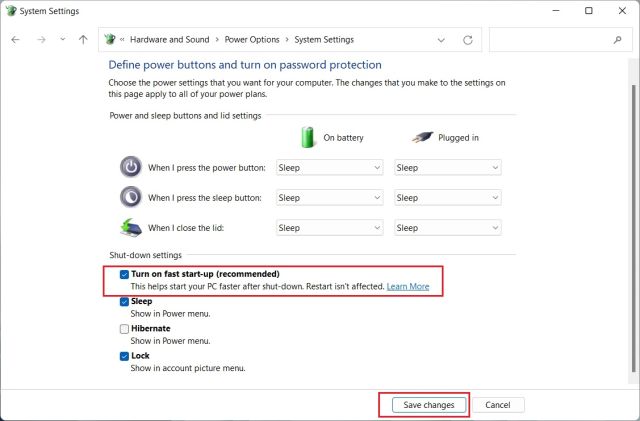 powercfg.cpl Khởi động nhanh Windows 11