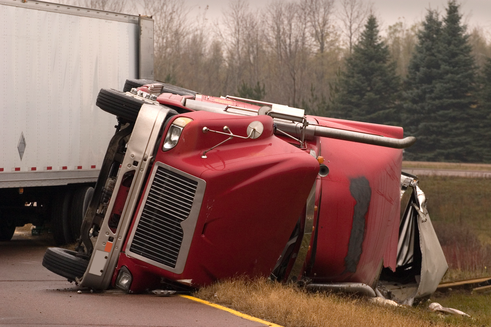 Truck driver accident