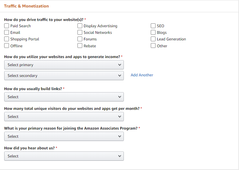 Amazon affiliate marketing