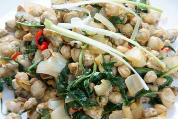 Vietnamese food, mussel, rice paper, vietnam eating