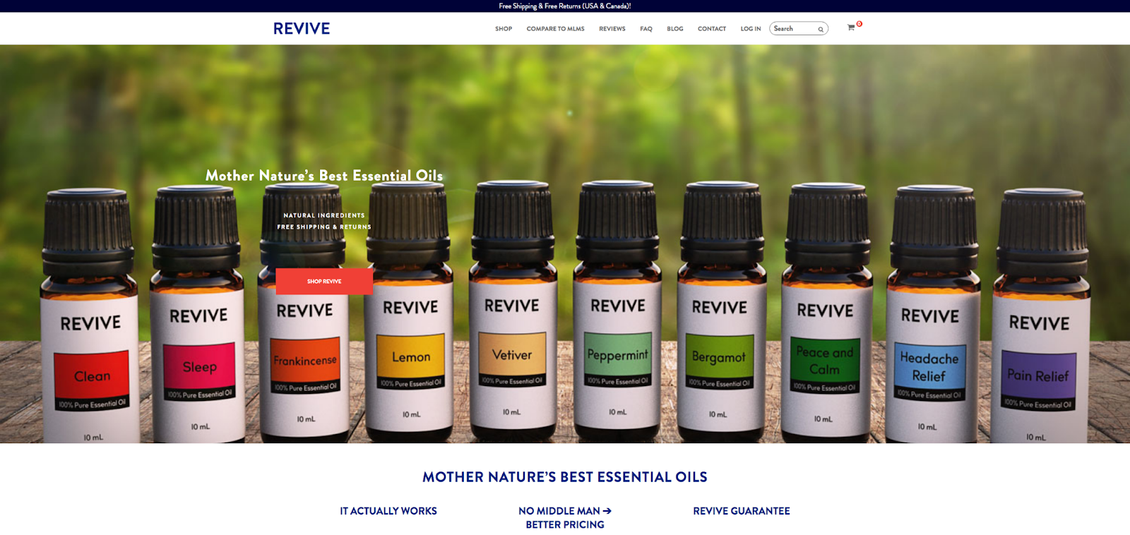 revive essential oils company
