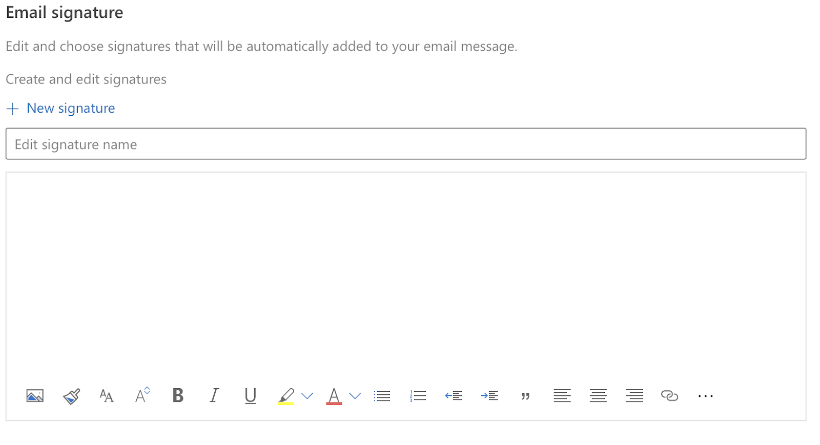 Email signature box in Outlook - blog on how to create a signature in Outlook 