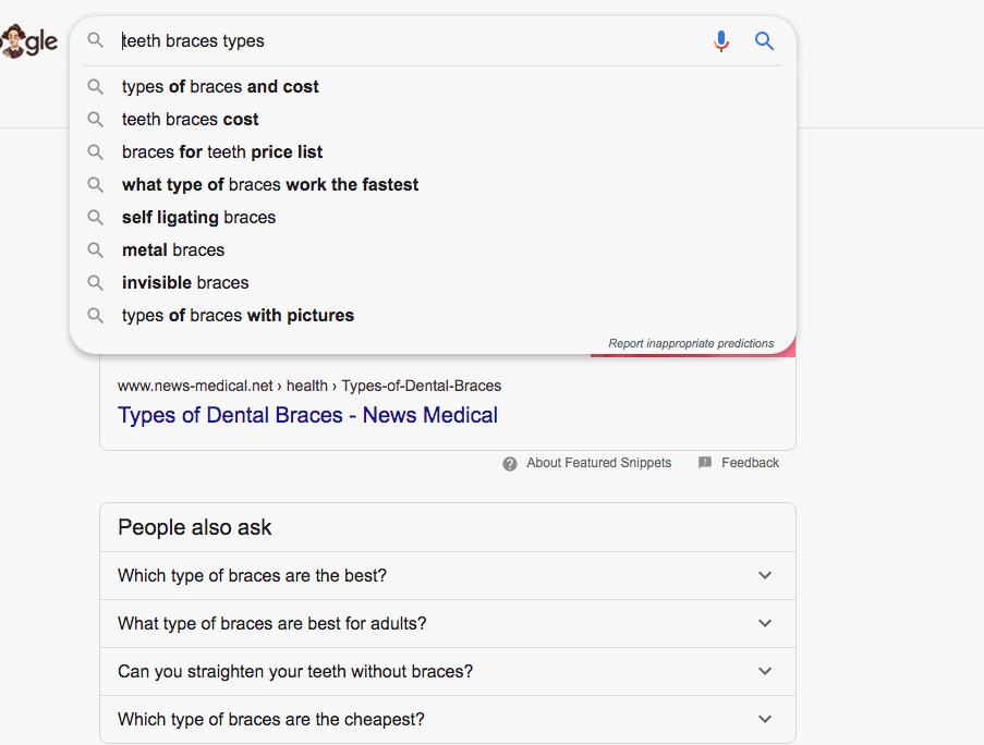 Google Auto Suggest