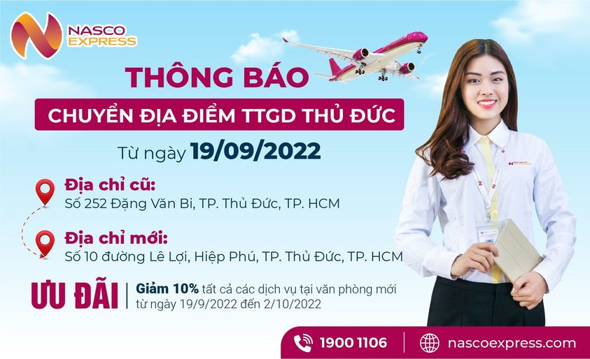 THÔNG BÁO CHUYỂN ĐỊA ĐIỂM TTGD THỦ ĐỨC - HỒ CHÍ MINH