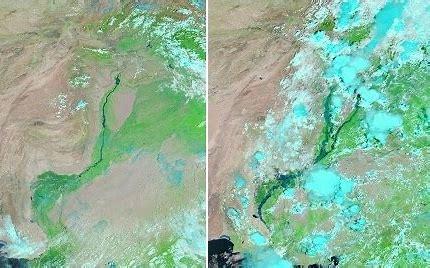 Резултат от изображението за безплатни сателитни снимки преди и след наводнение