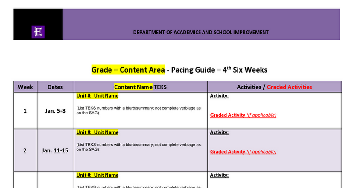 MUSIC - Pacing Guide - 4th six weeks.docx