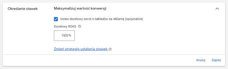 Maksymalizacja wartości konwersji w Google Ads