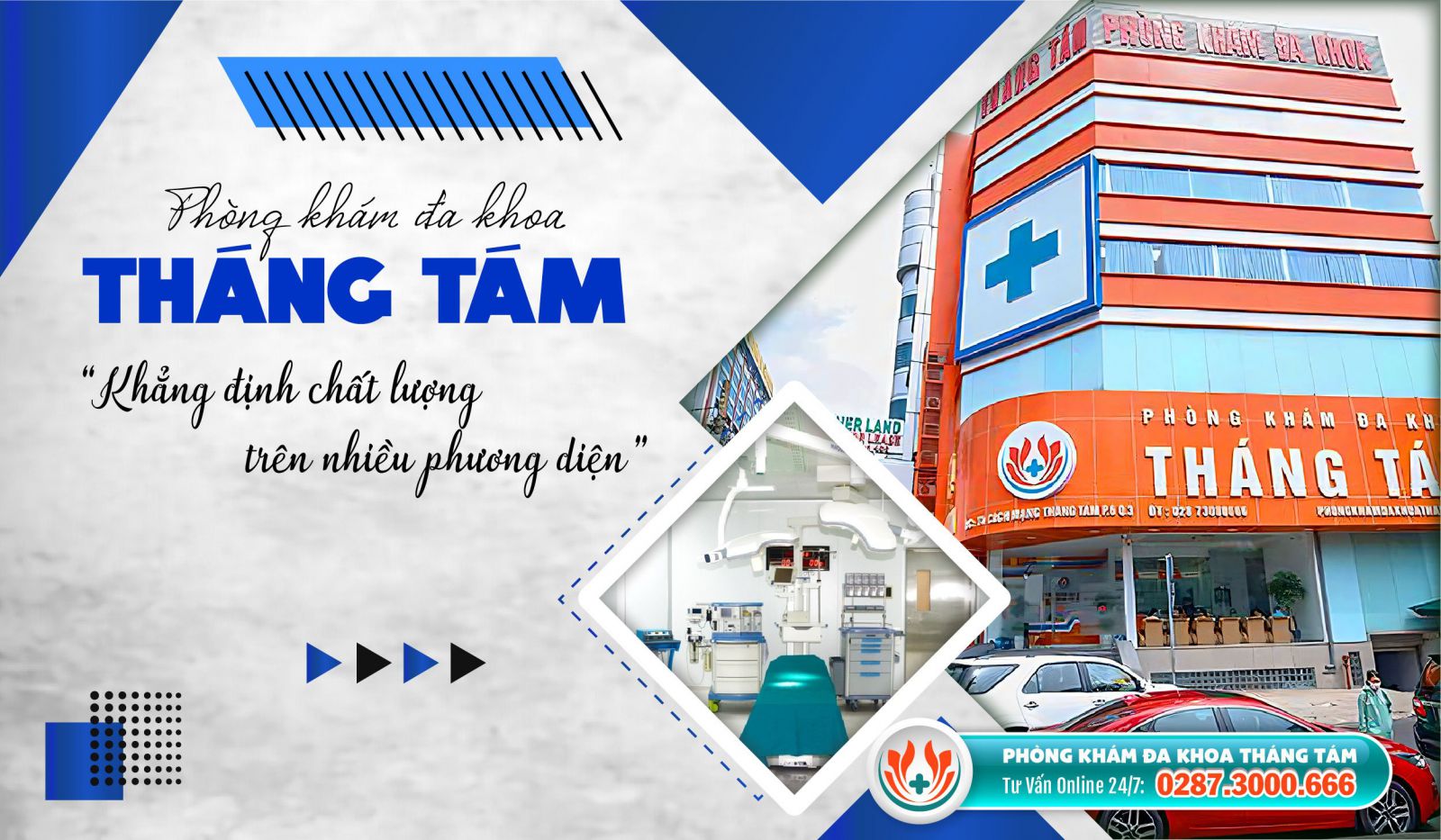 Phòng Phòng khám Đa khoa Tháng Tám - Khẳng định chất lượng trên nhiều phương diện