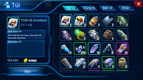 Hòm đồ Game BangBang mobile