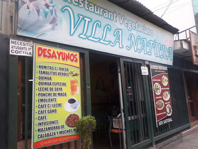 Opiniones de Restaurant & Tienda Vegetariana VILLA NATURA en Lince - Centro naturista