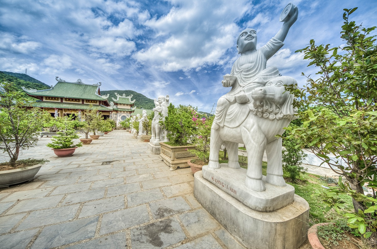 Các hạng mục trong ngôi chùa Linh Ứng Sơn Trà (Nguồn: Internet)