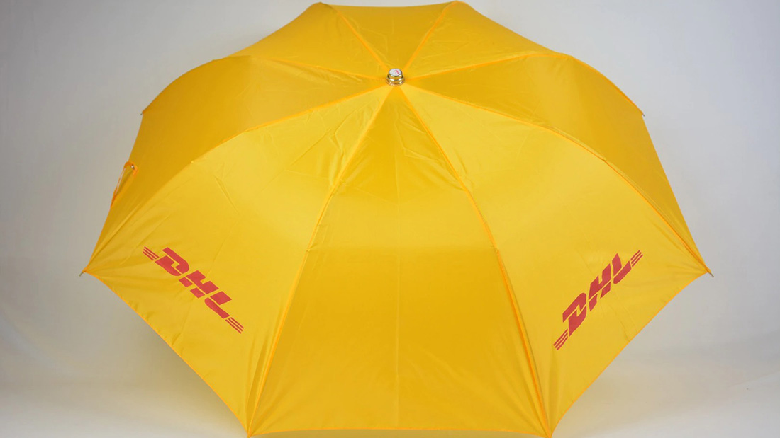 wholesale gift items in bulk Outdoor umbrella printing DHL logo