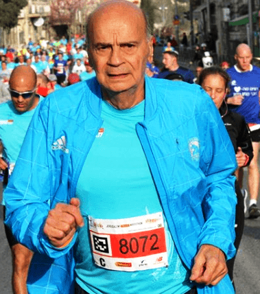 Drauzio Varella correndo a Maratona de Nova York 