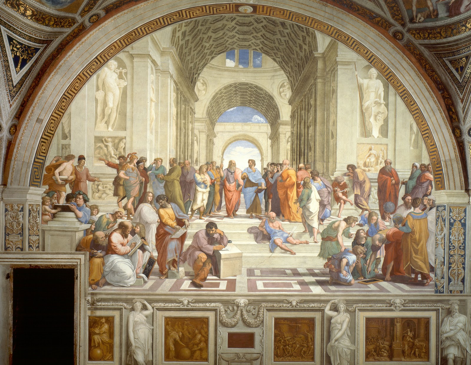 Painting of the School of Athens