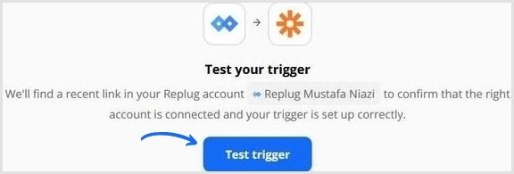 Click Test Trigger