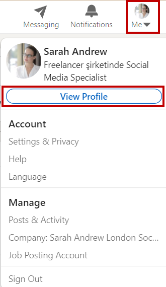 Tap on View Profile to continue removing your resume from LinkedIn