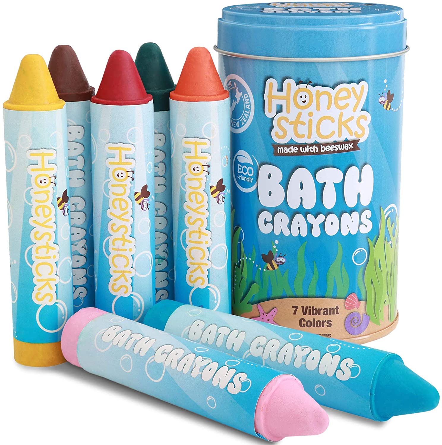 Honeysticks Bath Crayons for Toddlers & Kids 
