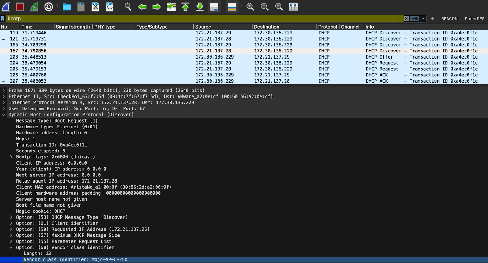 How to troubleshoot DHCP Option 60 and 43 on Access Points