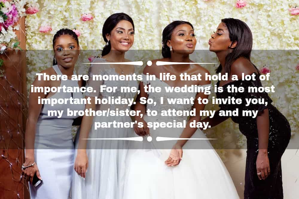 Marriage Invitation Message