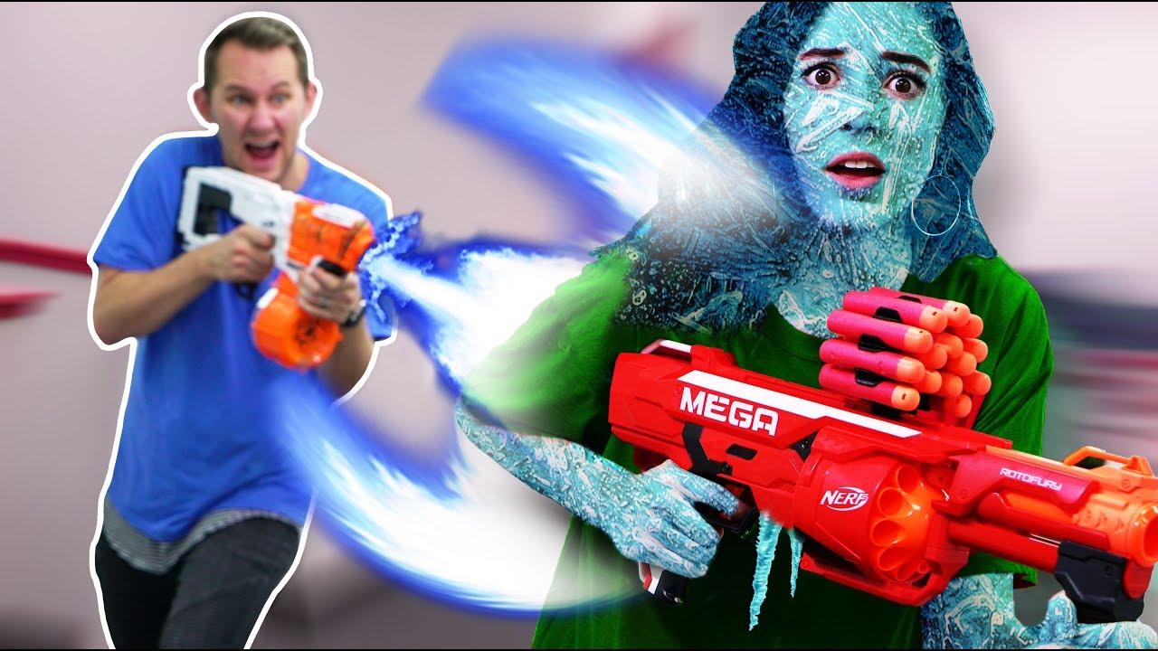 NERF Freeze Tag Challenge [Ep 2]! - YouTube