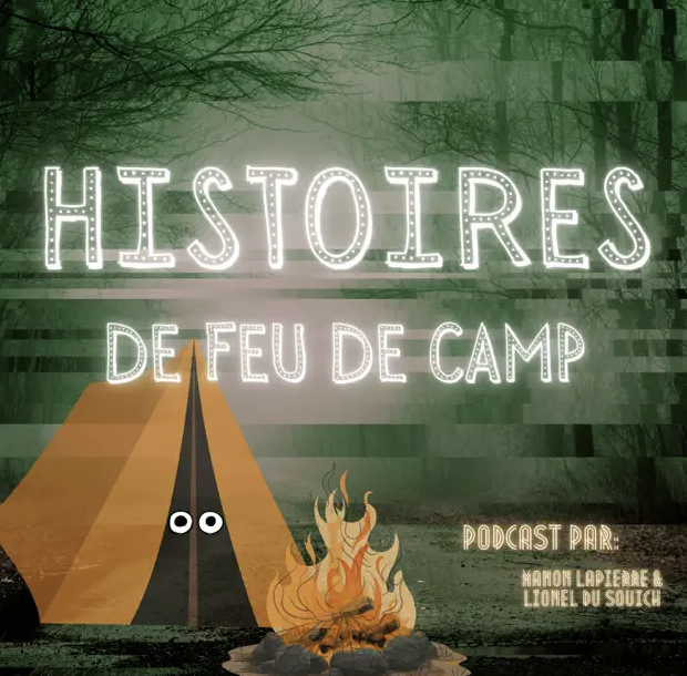 Podcast Halloween - Couverture de Podcast : "Histoire de feu de camp"