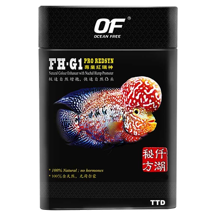 Thức ăn cho cá la hán lên màu và đầu Ocean Free FH-G1 Pro Redsyn