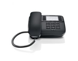 Gigaset - standardní telefon bez displeje, barva černá
