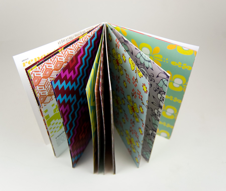 surface pattern book open