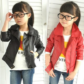 jaket kulit anak perempuan