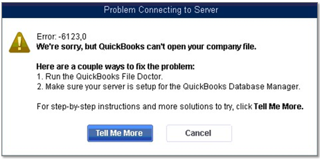 Causes Of QuickBooks Error 6123