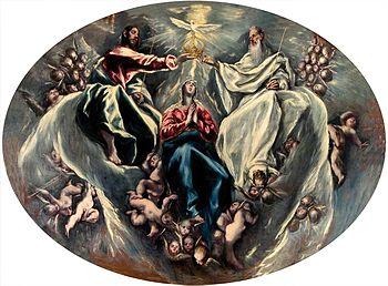 Resultado de imagen de la coronaciÃ³n de la virgen el greco