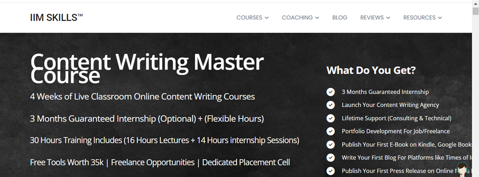 IIM Skills Content Writing Master Course