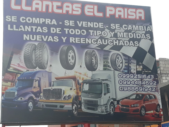 Opiniones de Llantas El Paisa en Quito - Tienda de neumáticos