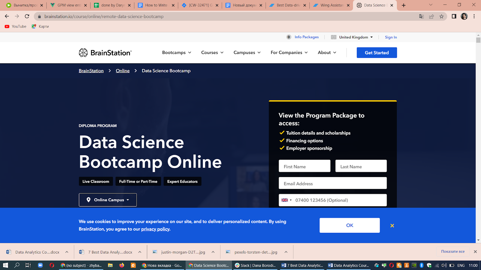 Data Science Bootcamp - BrainStation