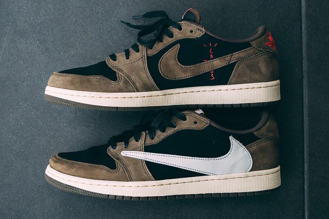 air jordan 1 low x travis scottblack phantom