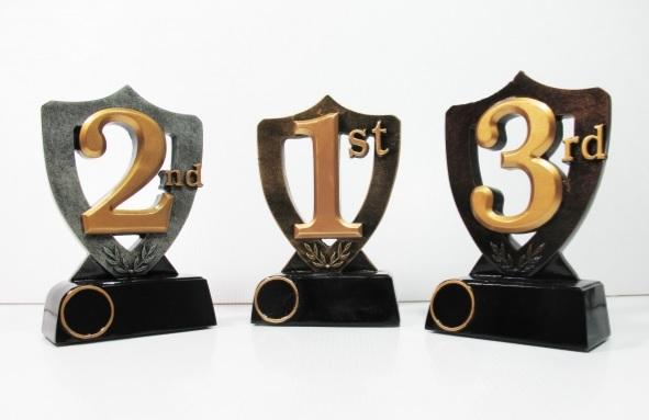 Trophies with numbers