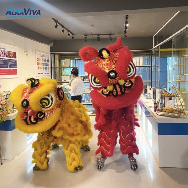 Múa lân mừng khai trương hồng phát