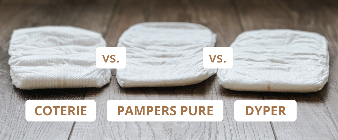 Coterie vs. Dyper vs. Pampers Pure Review
