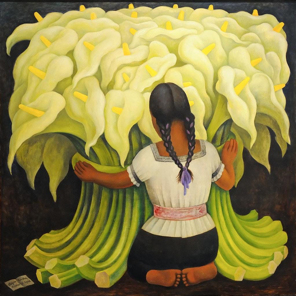 The Flower Carrier, Diego Rivera, 1935