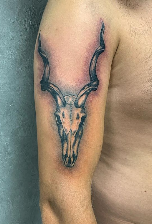 Skull Of Capricorn Tattoo