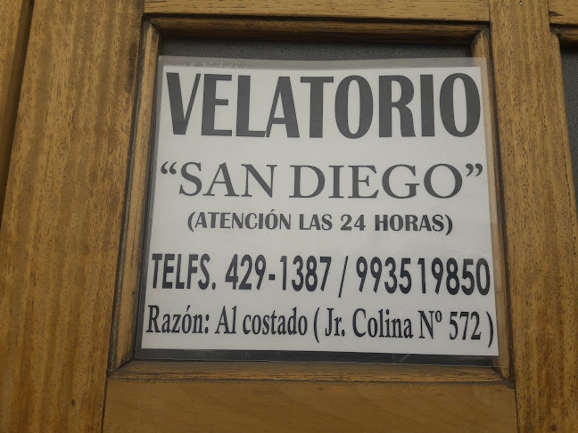 Opiniones de VELATORIO SAN DIEGO en Bellavista - Funeraria