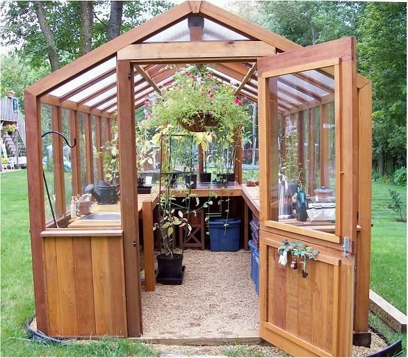Wooden Greenhouse. Source: Pinterest
