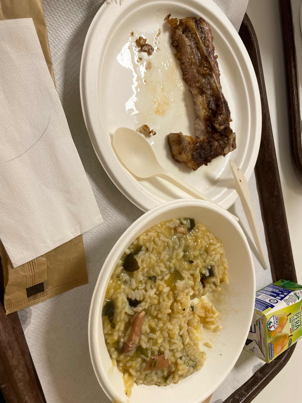 meal of student cafeteria 