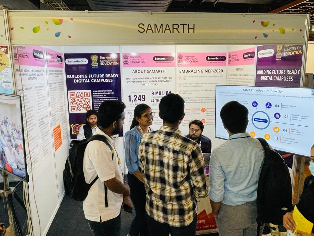 Samarth at the G20 Education Working Group Exhibition, Chennai